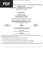 Download HOME DEPOT INC 8-K Events or Changes Between Quarterly Reports 2009-02-24 by httpsecwatchcom SN12823932 doc pdf