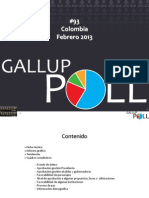 Encuesta Gallup Santos 2013