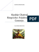 Kyabje Chatral Rinpoche Palabras de Consejo