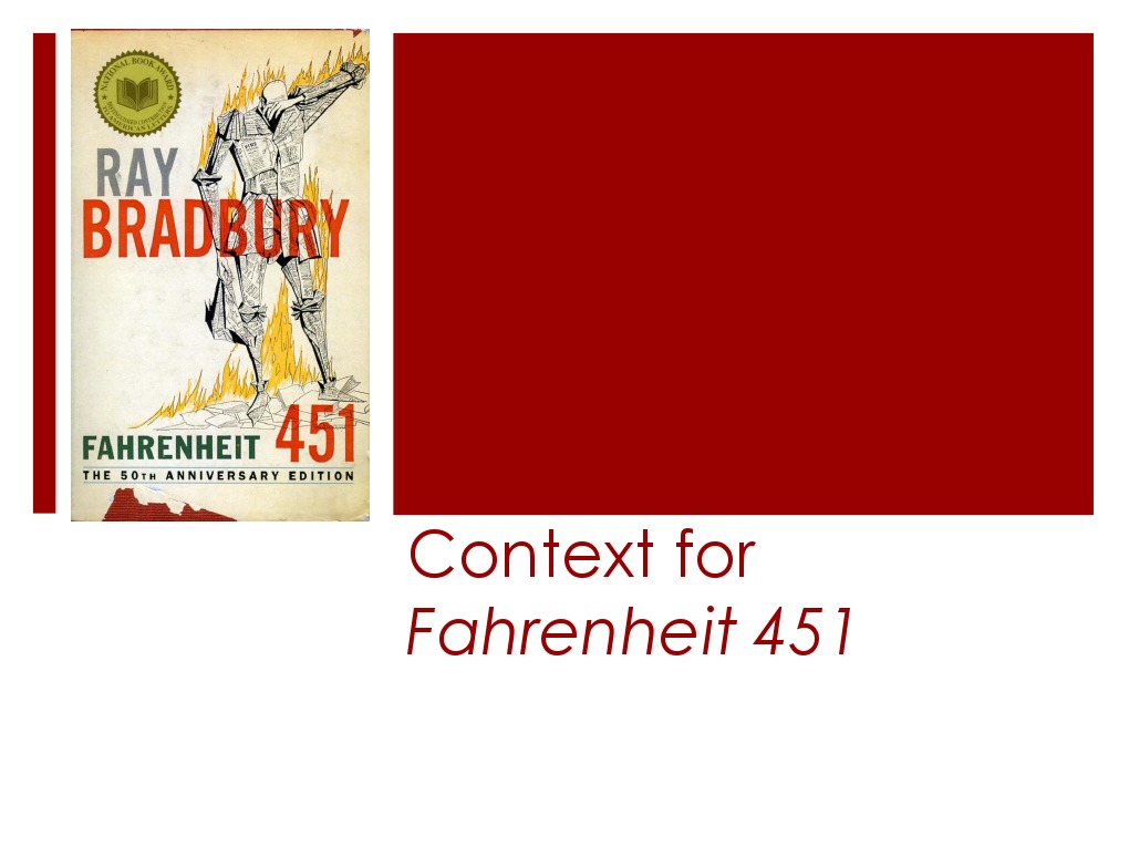 Role Of Society In Fahrenheit 451