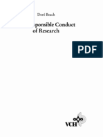 The Responsible Conduct of Research