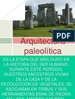 Arquitectura Paleolítica