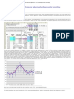 Forecasting With Seasonal Adjustment and Linear Exponential Smoothing