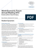 WEF AM13 ExecutiveSummary