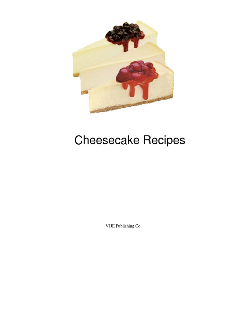 Cheesecake Recipes PDF Cheesecake Desserts