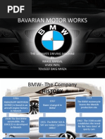 Bmw marketing report