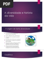 A diversidade e história da vida