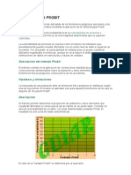 METODOLOGÍA PROBIT