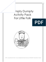 Humpty Dumpty Activity Pack For Little Folk