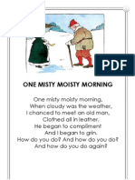 One Misty Moisty Morning