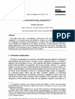 Koyama 1997 Desemanticizing Pragmatics