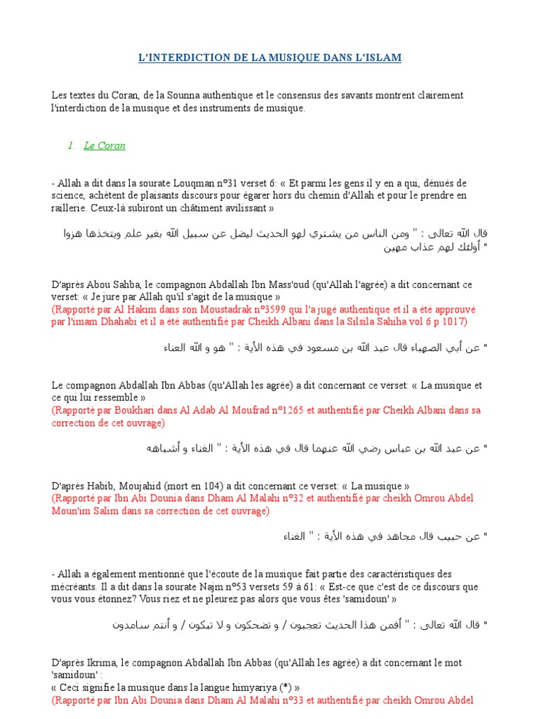 Dossier Musique Mahomet Allah