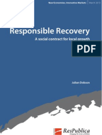 Responsible Recovery: A Social Contract For Local Growth