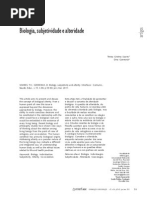 Biologia, subjetividade, alteridade