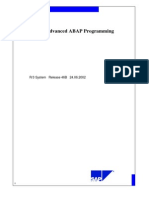 Advanced ABAP Programming