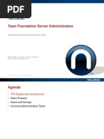 Download Team Foundation Server Administration by pradeepkub SN12830225 doc pdf