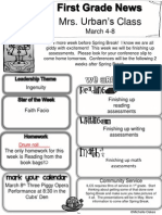 Newsletter March 4-8