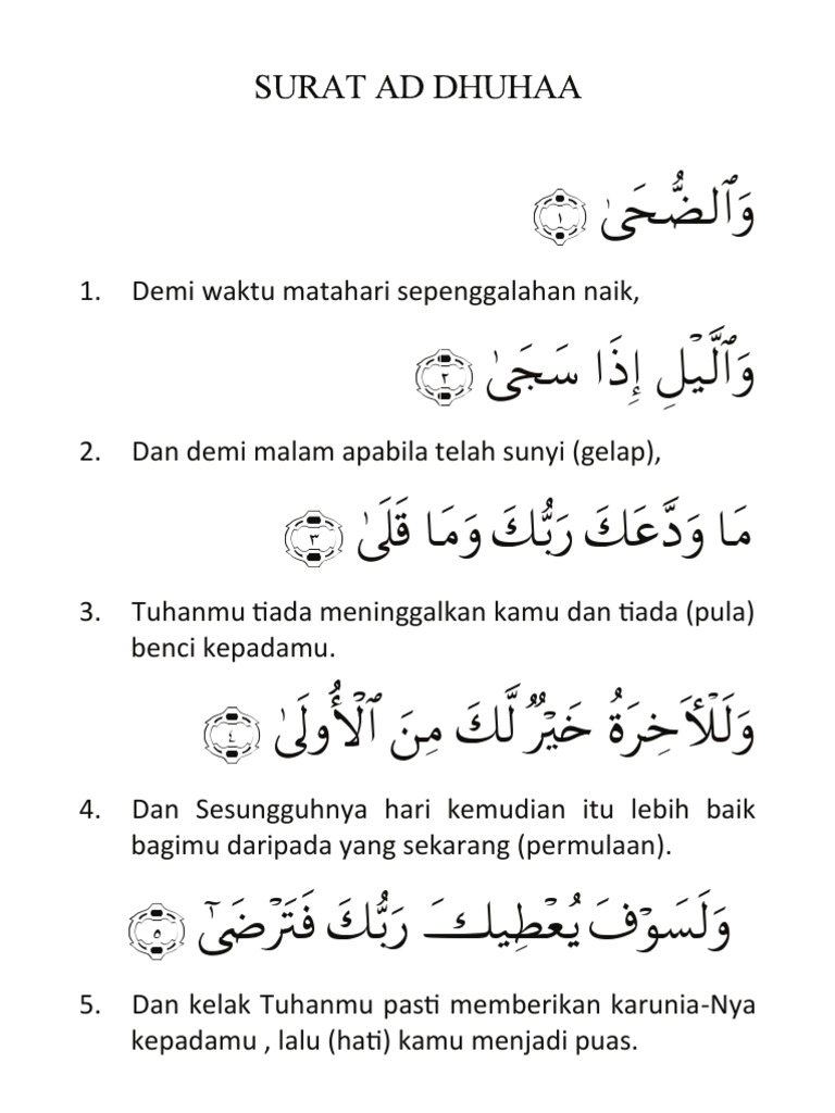Surat Ad Dhuhaa Tapi, dalam islam waktu itu lebih berharga dari emas dan lebih berharga dari uang. surat ad dhuhaa