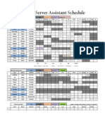 3.13.13-3.19.13 Host & SA Schedule