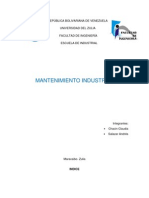 Informe Mantenimiento Industrial