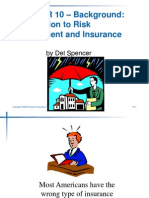 Background: Introduction To Risk Management and Insurance: by Del Spencer