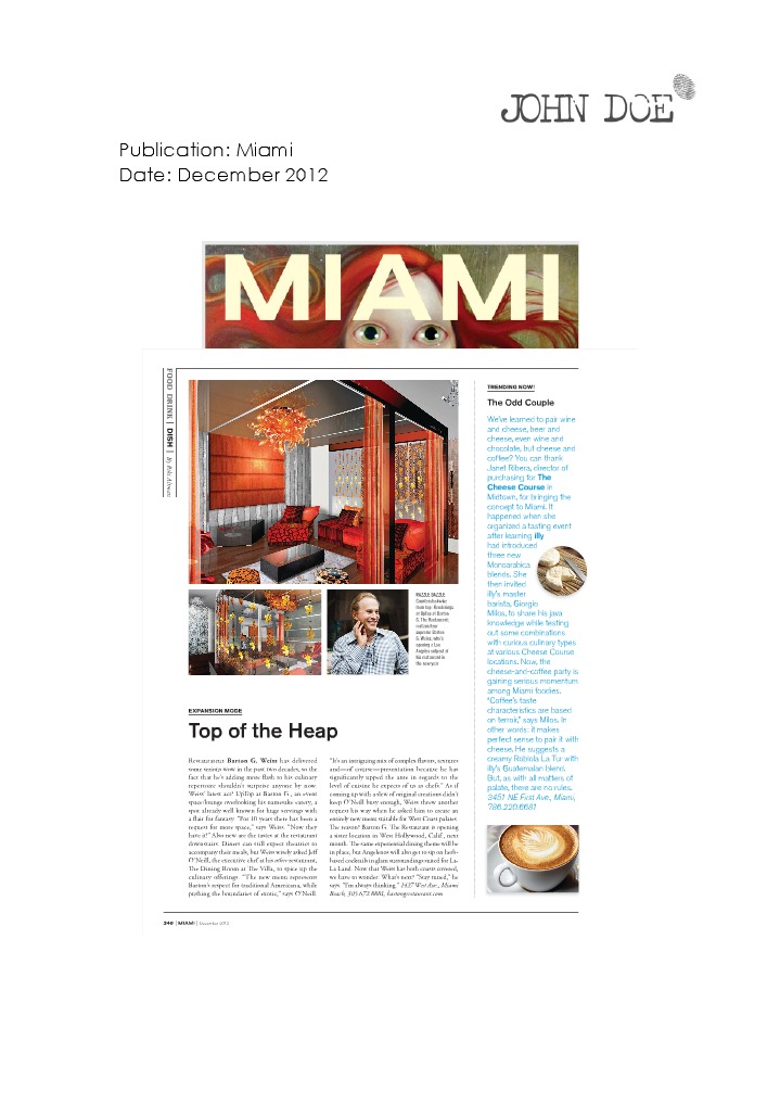 Miami Magazine - December 2012 | PDF