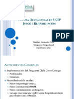 Terapia Ocupacional en UCIP