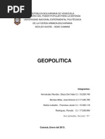 Ensayo Geopolitica
