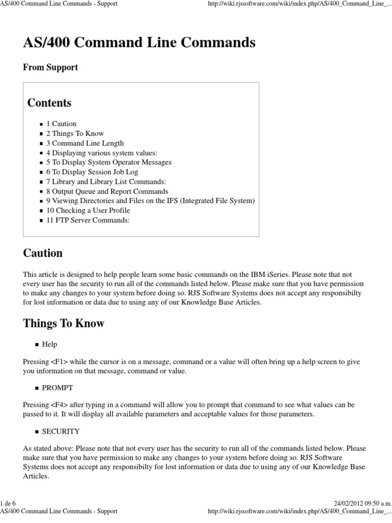 As 400+Command+Line+Commands+ +support | Download Free PDF | File ...
