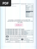 A101 Design Calculation For Foundation of New VCM Storage Tank