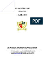 Business Finance Syllabus