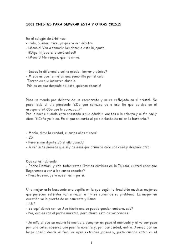 Humor - 1001 Chistes | PDF | María, madre de Jesús | Iglesia Católica, image size:768x1024