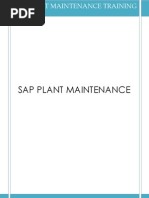 Sap Plant Maintenance Training Manual