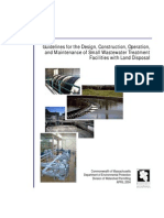 Guidelines for the Design, Construction_Operation, And Maintenance of Small Wastewater Treatment Facilities With Land Disposal