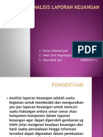 Download ANALISIS LAPORAN KEUANGAN PPT by Hesti Dwi SN128346748 doc pdf