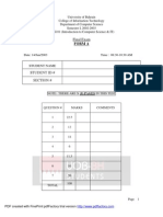 Final Exam: Form A