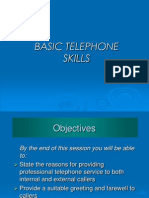 Basic Telephone Skills