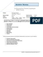FIS - Complemento Dos Documentos Fiscais-Legislação de SPED Fiscal