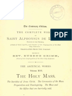 St-Alphonsus The Holy Mass