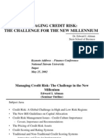 Managing Credit Risk the Challenge for the New Millennium860