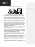 Os três principais pensadores clássicos da Sociologia