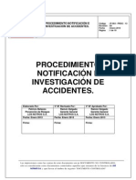 Procedimiento Investigación de Accidentes