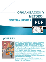 ORGANIZACIÓN Y METODO I