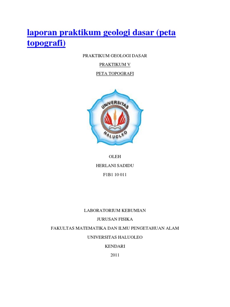 laporan praktikum geologi dasar.docx