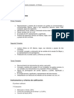 Contenidos y evaluación de música en 4o primaria