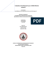 Performance Evaluation of The Physical Layer of IEEE 802.16e Standard