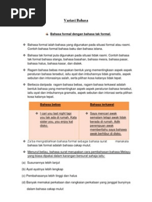 Isl Variasi Bahasa Pdf