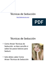 Tecnicas de Seduccion