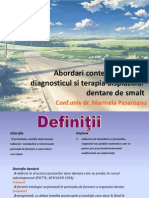 Diagnosticul Si Terapia Displaziilor Dentare de Smalt