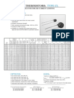 NTC Thermistors:: Type CL